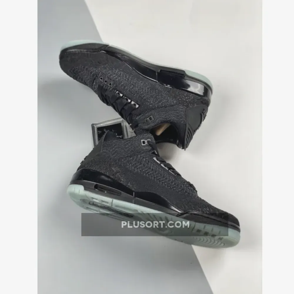 Air Jordan 3 Retro Flyknit Black  AQ1005-001