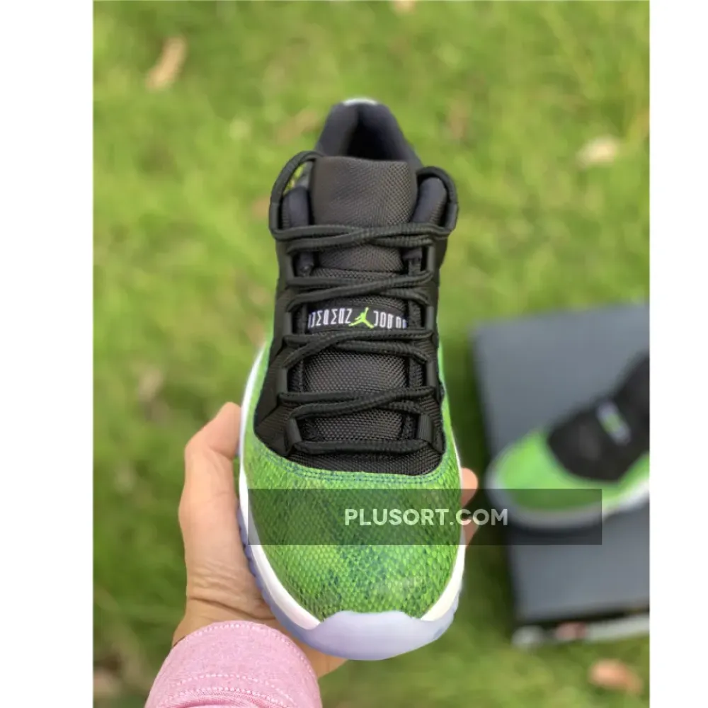 Air Jordan 11 Retro Low Black/Nightshade-White-Volt Ice 528895-033