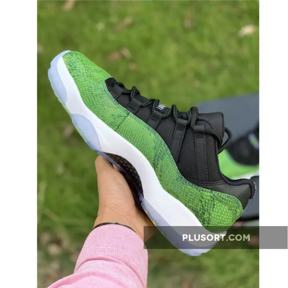 Air Jordan 11 Retro Low Black/Nightshade-White-Volt Ice 528895-033