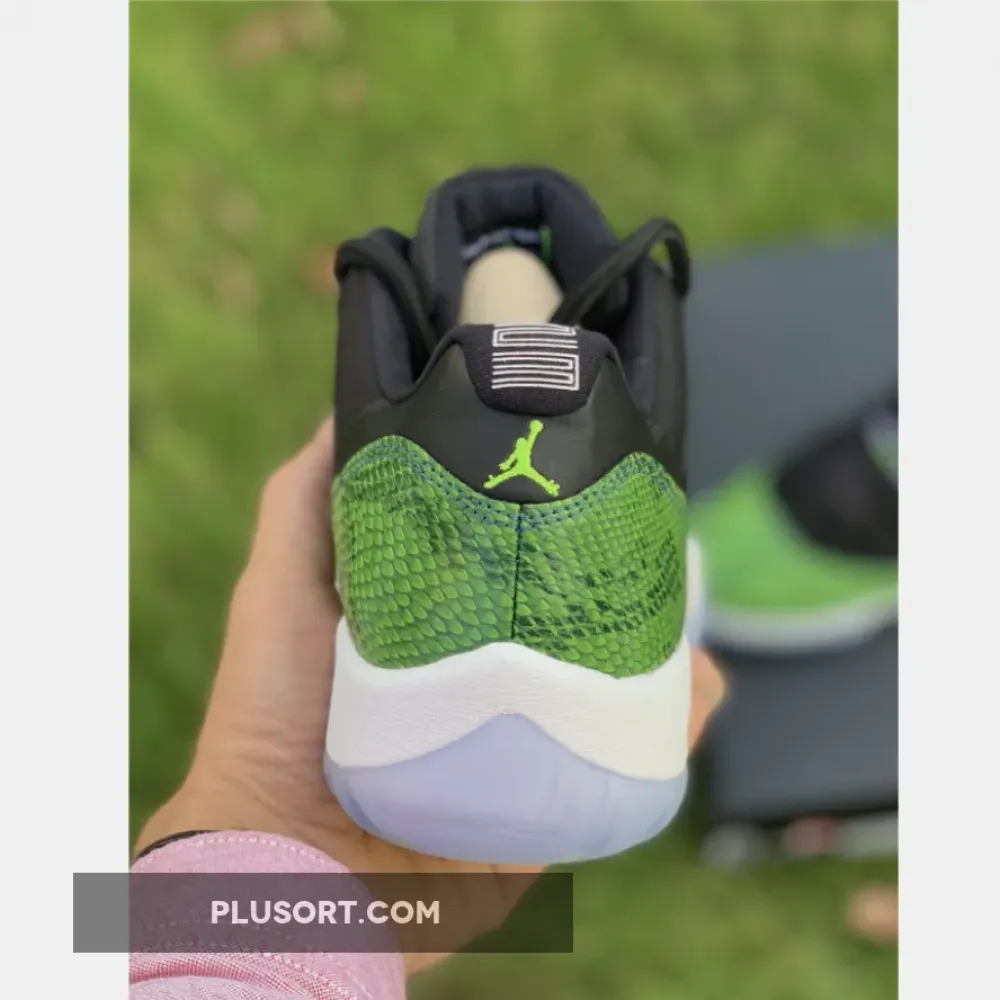 Air Jordan 11 Retro Low Black/Nightshade-White-Volt Ice 528895-033