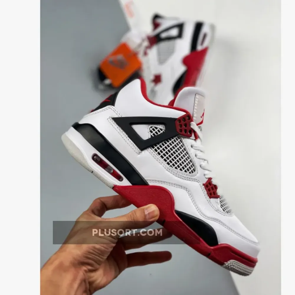 Air Jordan 4 “Fire Red” White/Fire Red-Black-Tech Grey DC7770-160