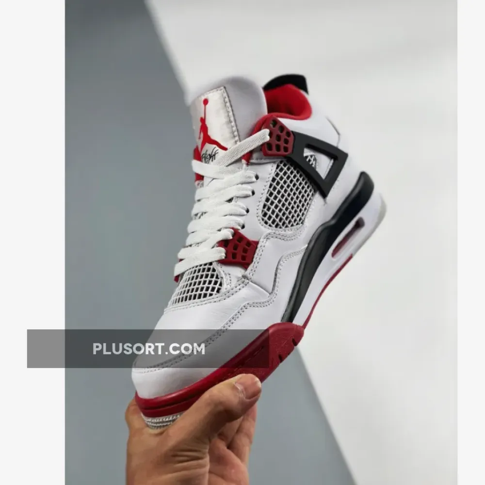 Air Jordan 4 “Fire Red” White/Fire Red-Black-Tech Grey DC7770-160