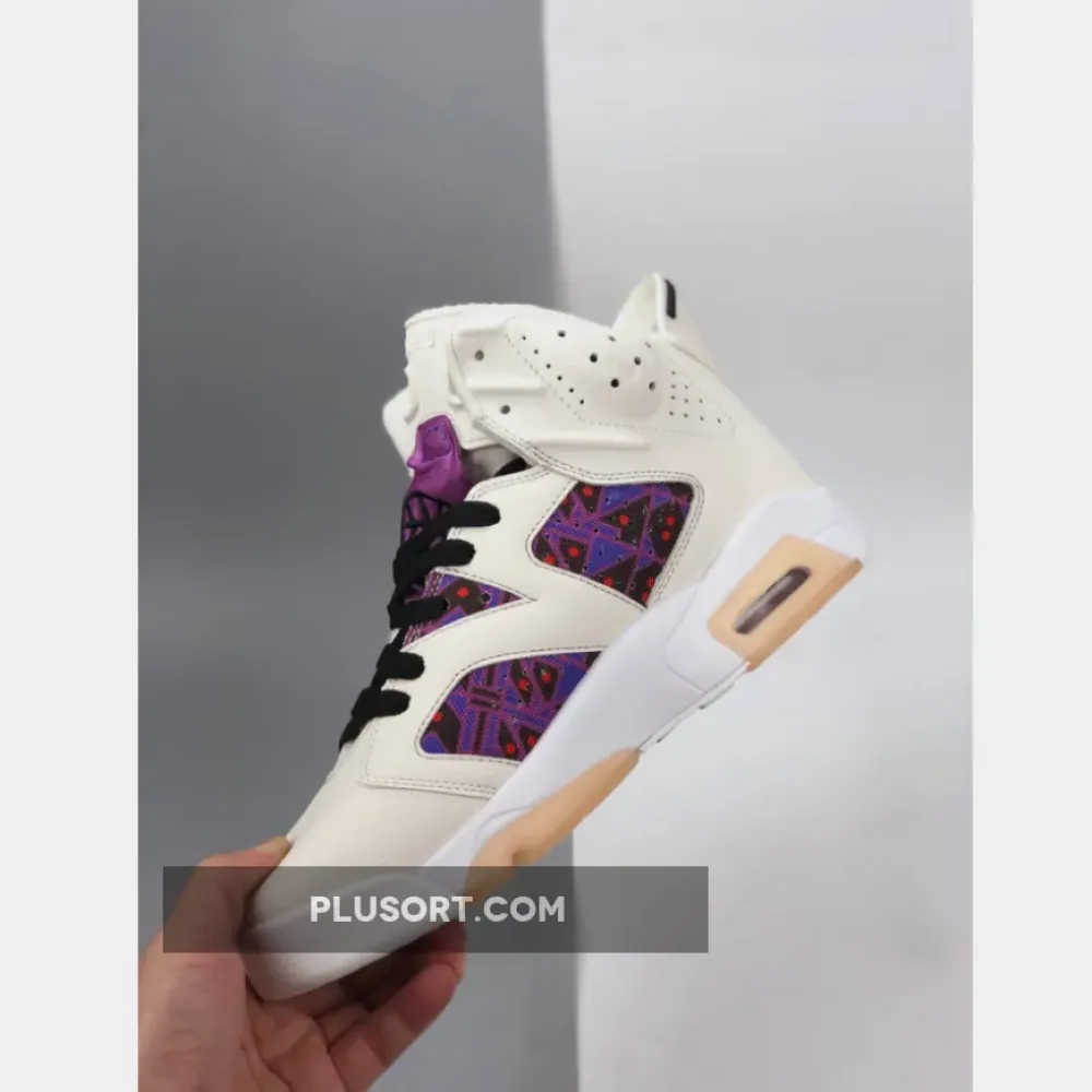 Air Jordan 6 “Quai 54” Sail/Black-Team Orange-Racer Blue CZ4152-101