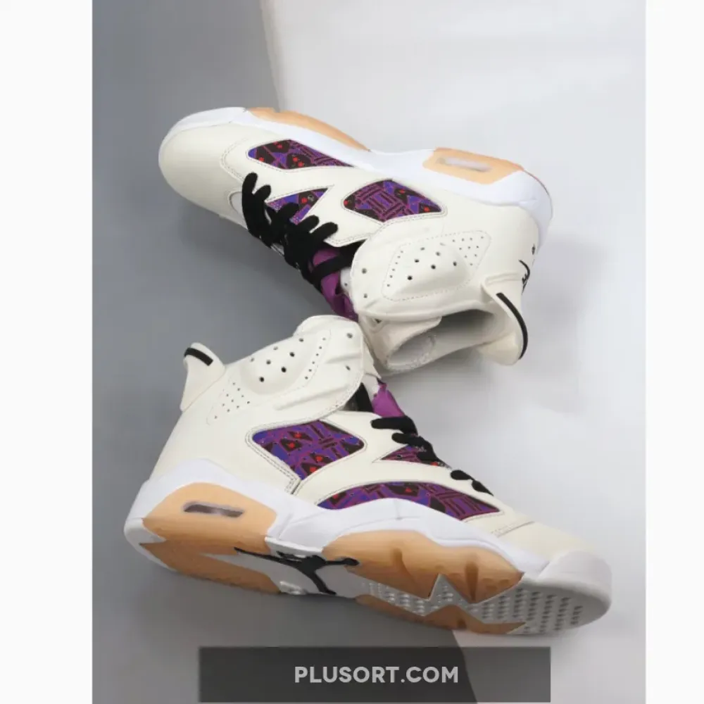 Air Jordan 6 “Quai 54” Sail/Black-Team Orange-Racer Blue CZ4152-101