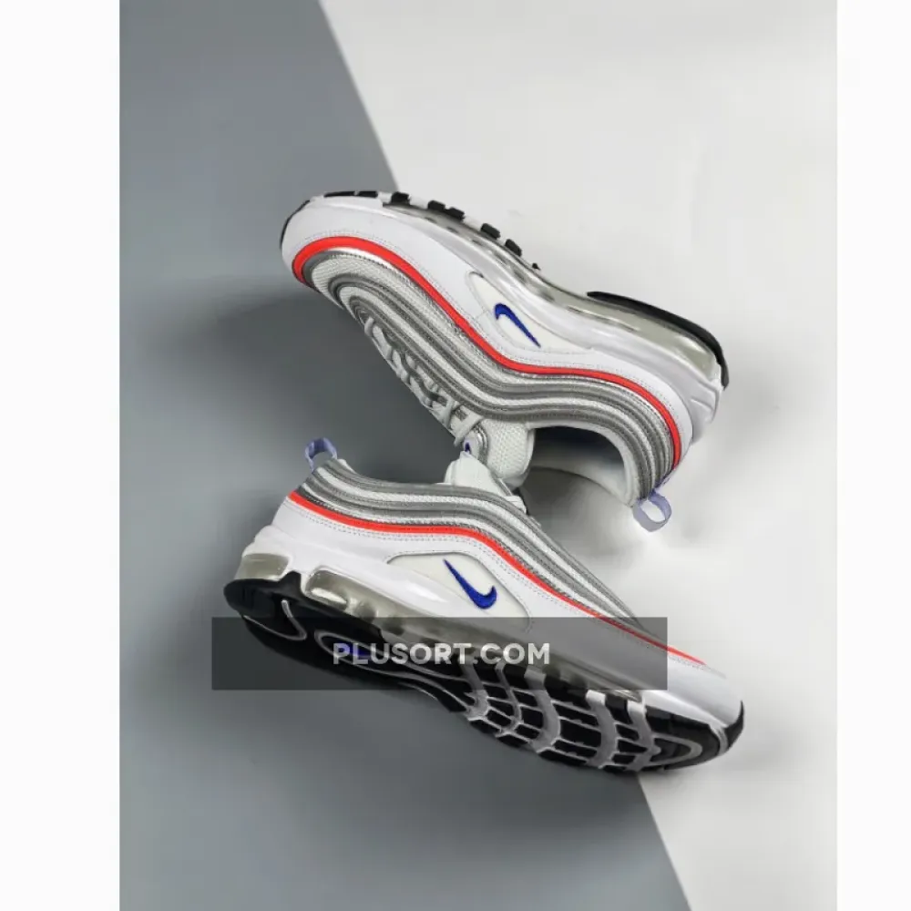Nike Air Max 97 Silver Racer Blue Red  CZ6087-101