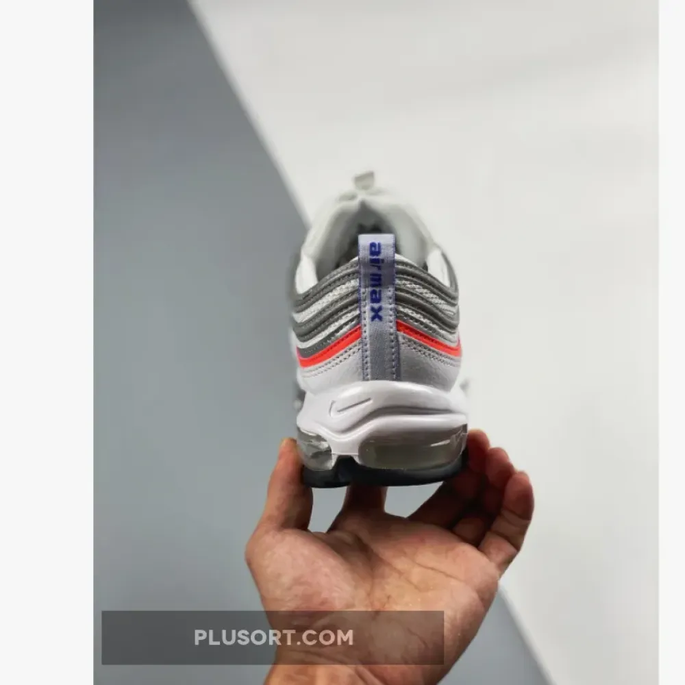 Nike Air Max 97 Silver Racer Blue Red  CZ6087-101