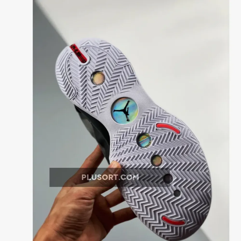 Air Jordan 34 Low “Heritage” Black/Metallic Silver-White-Red Orbit CU3473-001