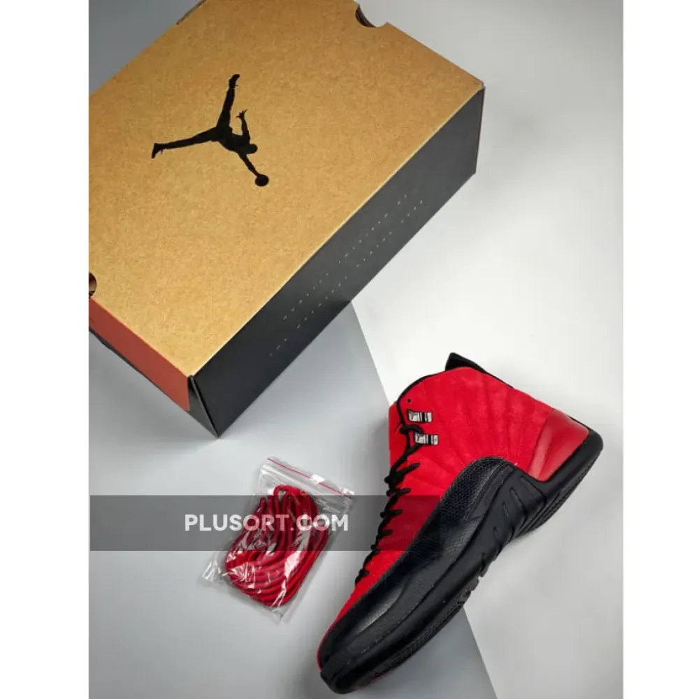 Air Jordan 12 ‘Reverse Flu Game’ Varsity Red/Black CT8013-602