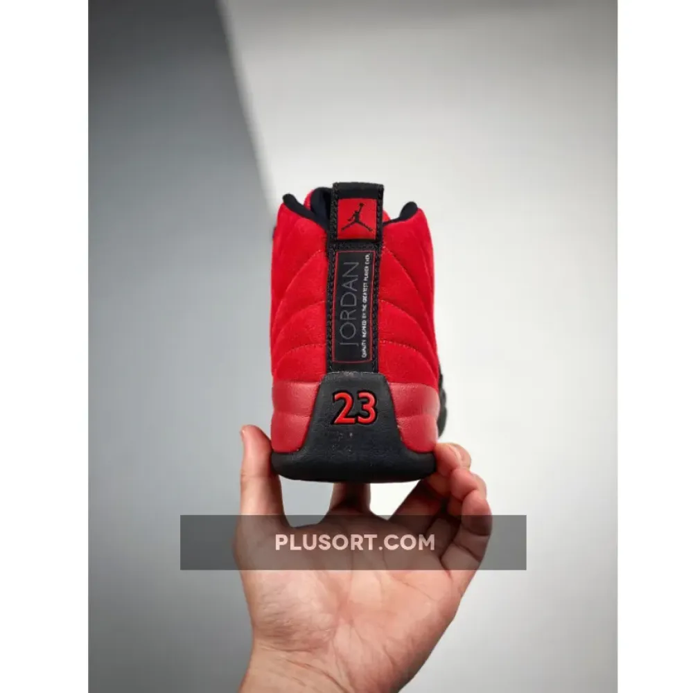 Air Jordan 12 ‘Reverse Flu Game’ Varsity Red/Black CT8013-602