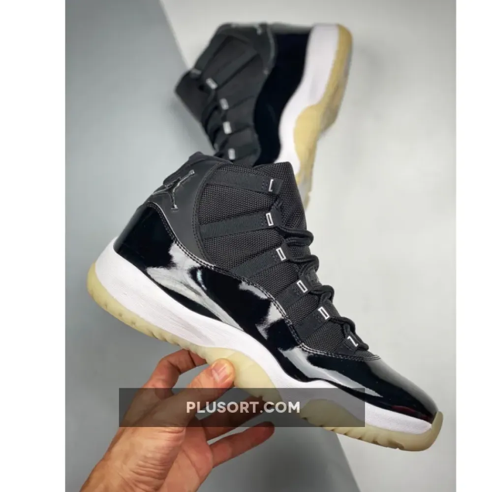 Air Jordan 11 “Jubilee 25th Anniversary” Black/Clear-White-Metallic Silver CT8012-011