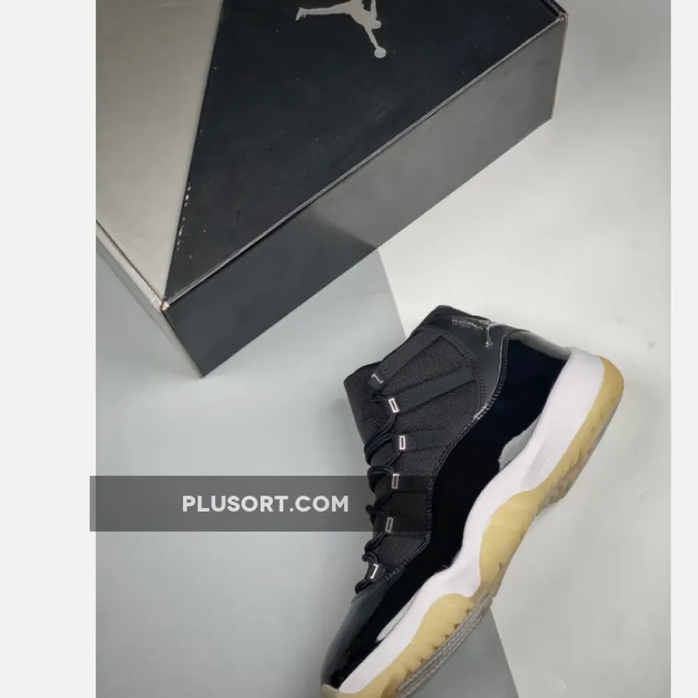 Air Jordan 11 “Jubilee 25th Anniversary” Black/Clear-White-Metallic Silver CT8012-011