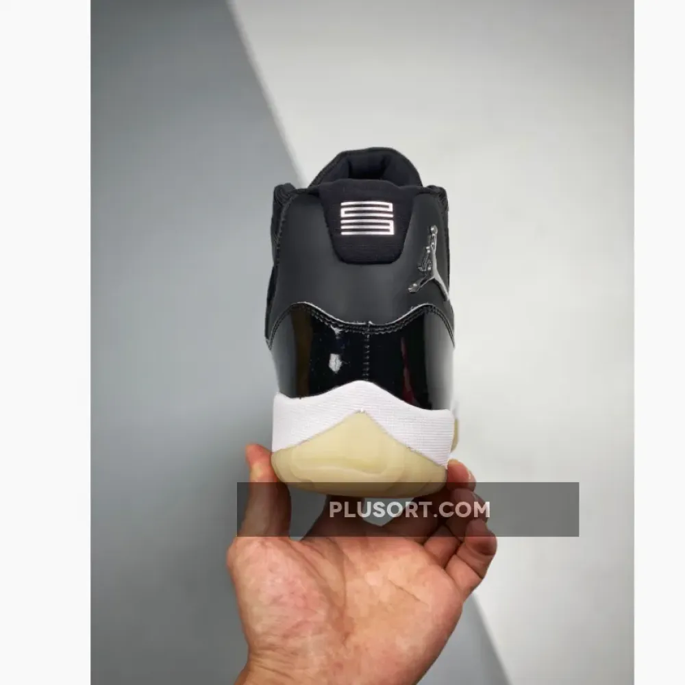 Air Jordan 11 “Jubilee 25th Anniversary” Black/Clear-White-Metallic Silver CT8012-011