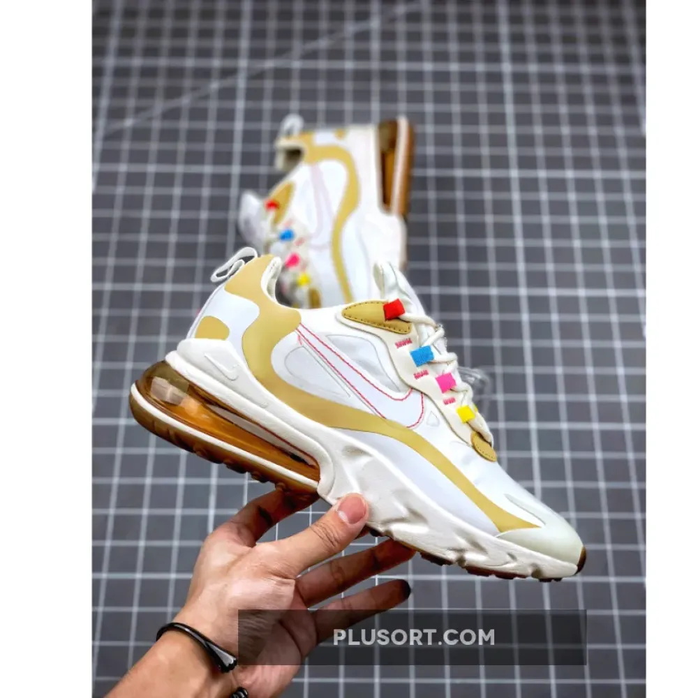 Nike Air Max 270 React “Pale Ivory”  CQ0208-101