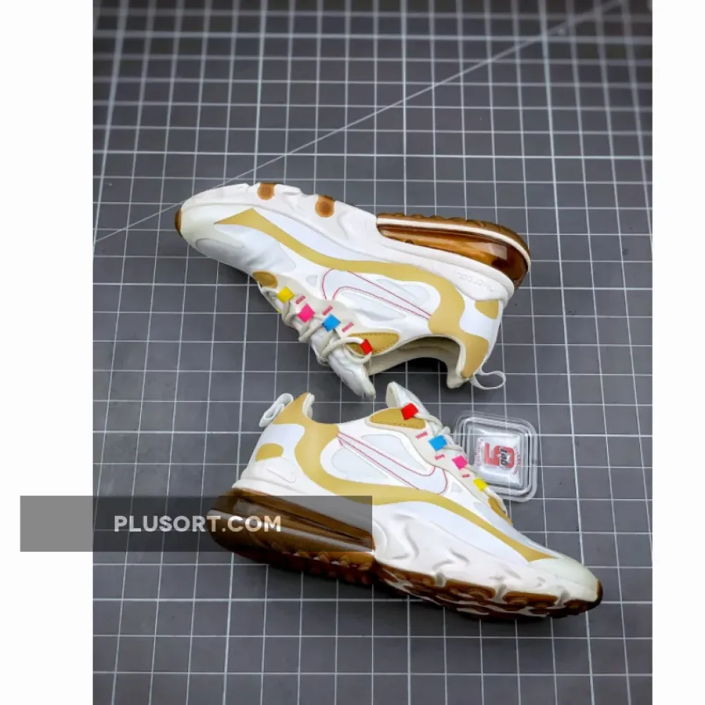 Nike Air Max 270 React “Pale Ivory”  CQ0208-101