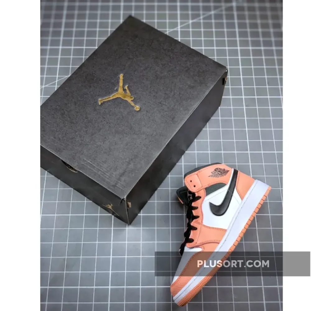 Air Jordan 1 Mid GS Pink Quartz  555112-603