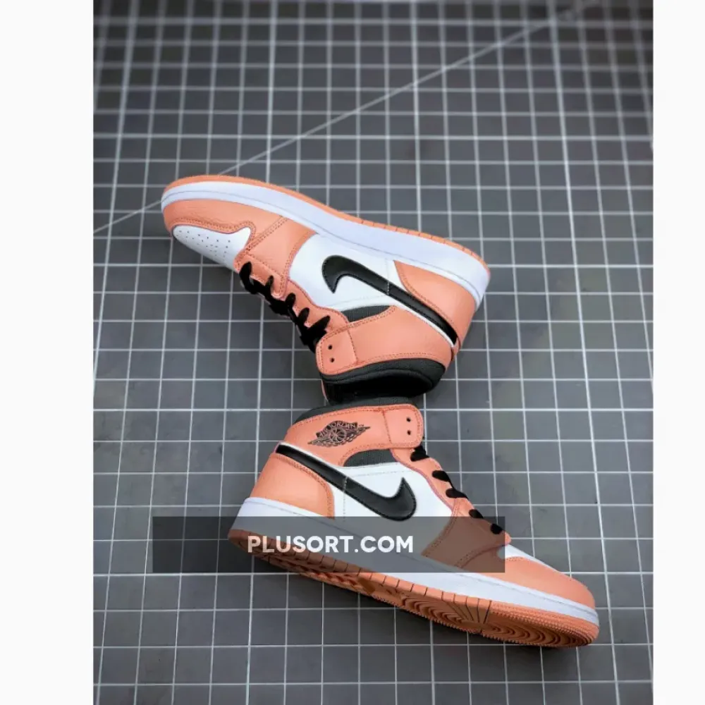 Air Jordan 1 Mid GS Pink Quartz  555112-603