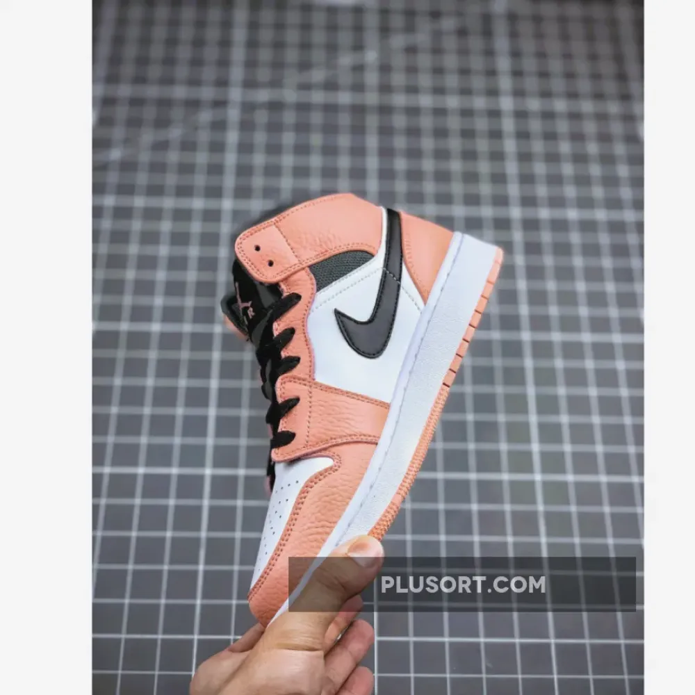 Air Jordan 1 Mid GS Pink Quartz  555112-603