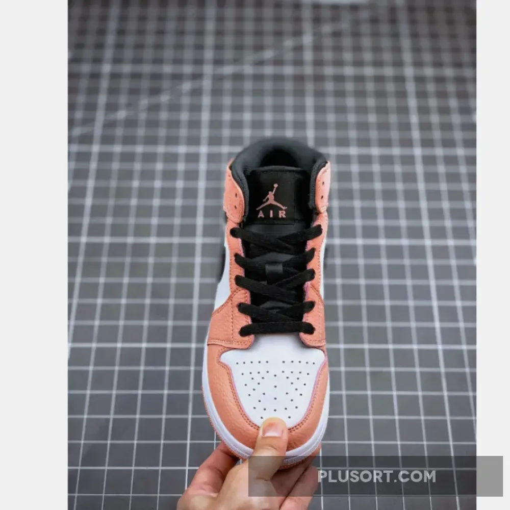 Air Jordan 1 Mid GS Pink Quartz  555112-603