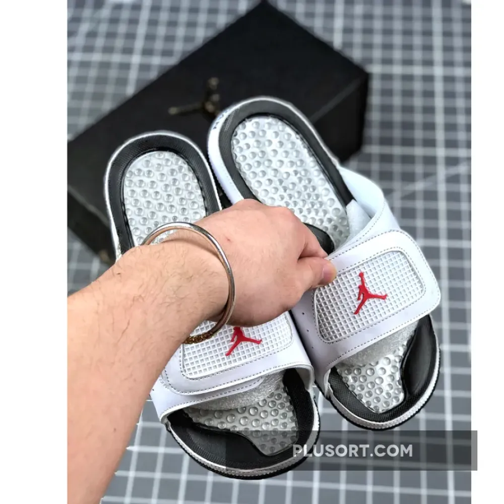 Air Jordan Hydro 13 White Black