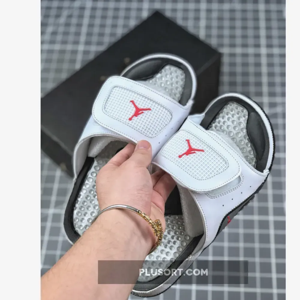 Air Jordan Hydro 13 White Black