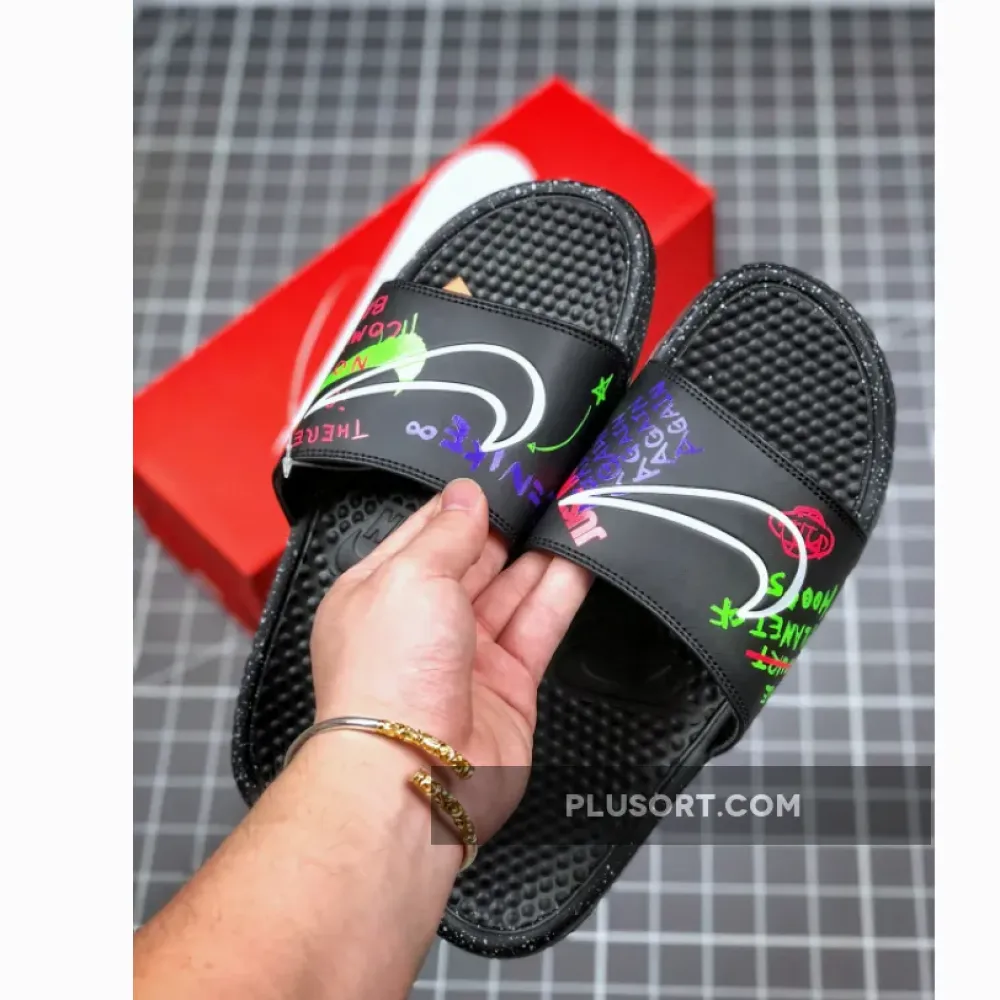 Nike Benassi “Planet of Hoops” Slides CW2618-050