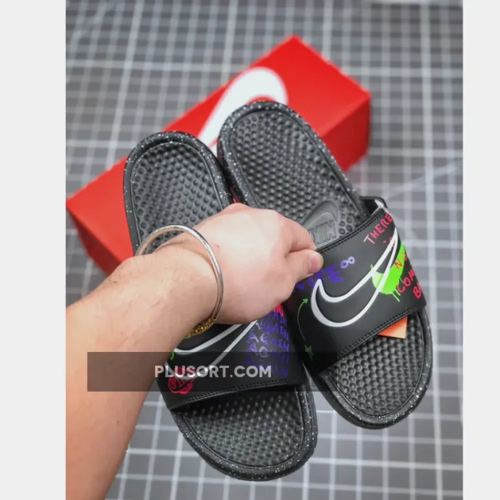 Nike Benassi “Planet of Hoops” Slides CW2618-050