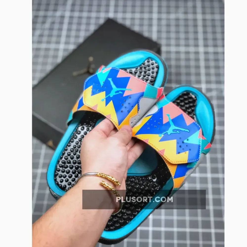 Air Jordan Hydro 5 Blue Multi-Color