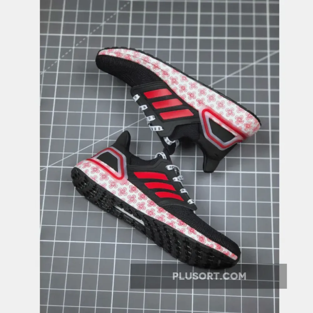 adidas UltraBOOST 20 Black/Glory Red/White  FX8886