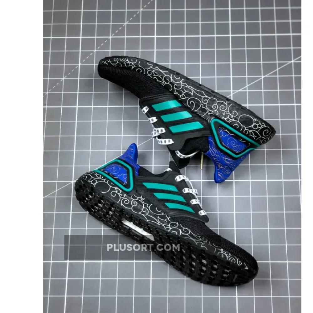 adidas UltraBOOST 20 Black/Glory Green FX8887