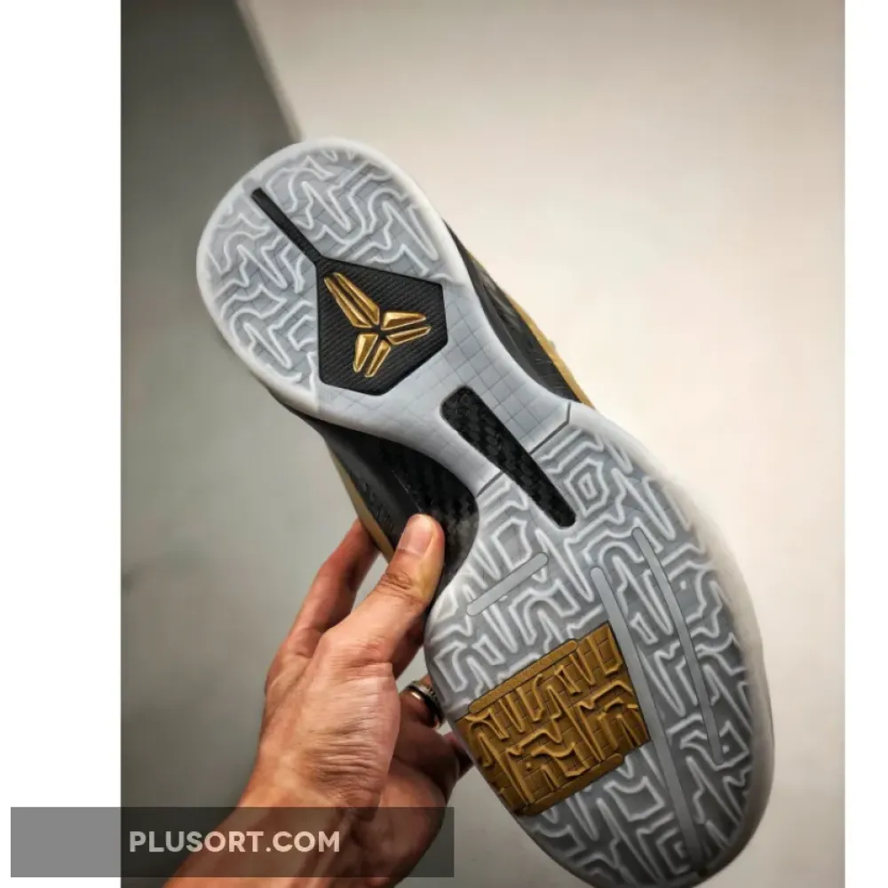 Nike Zoom Kobe 5 ‘Big Stage Away’ Black/Metallic Gold-White 386429-008