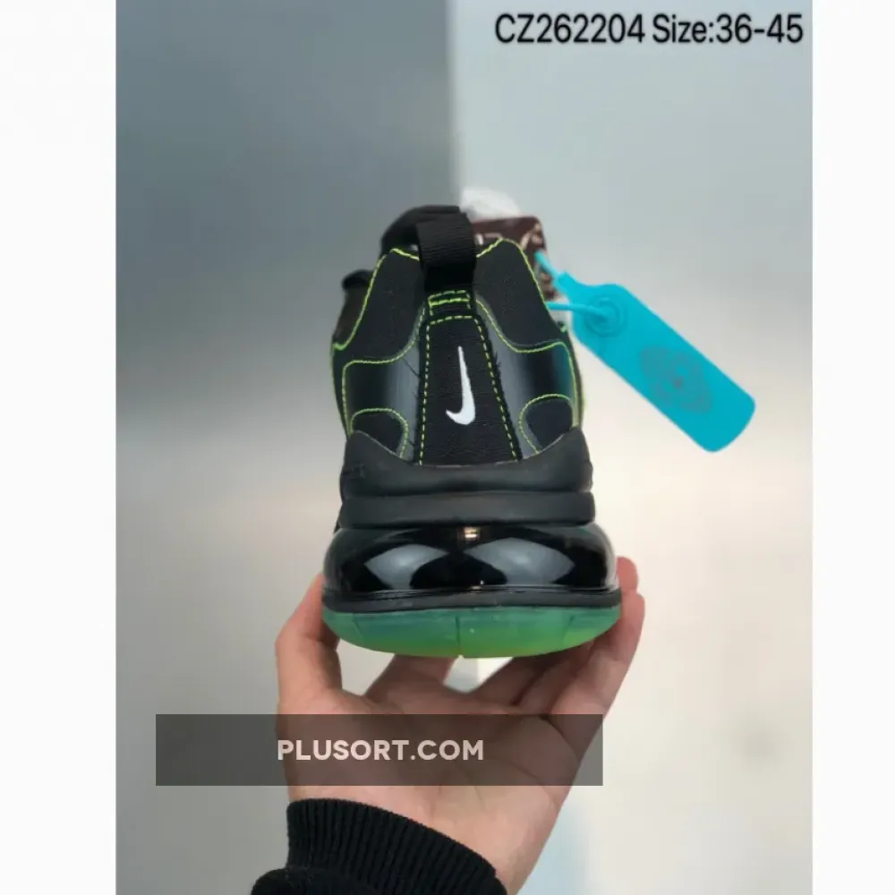 Nike Air Max 270 React Black Electric Green  CQ6549-001