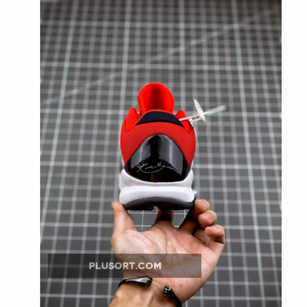 Nike Zoom Kobe 5 “USA” White/Obsidian-Sport Red 386430-103