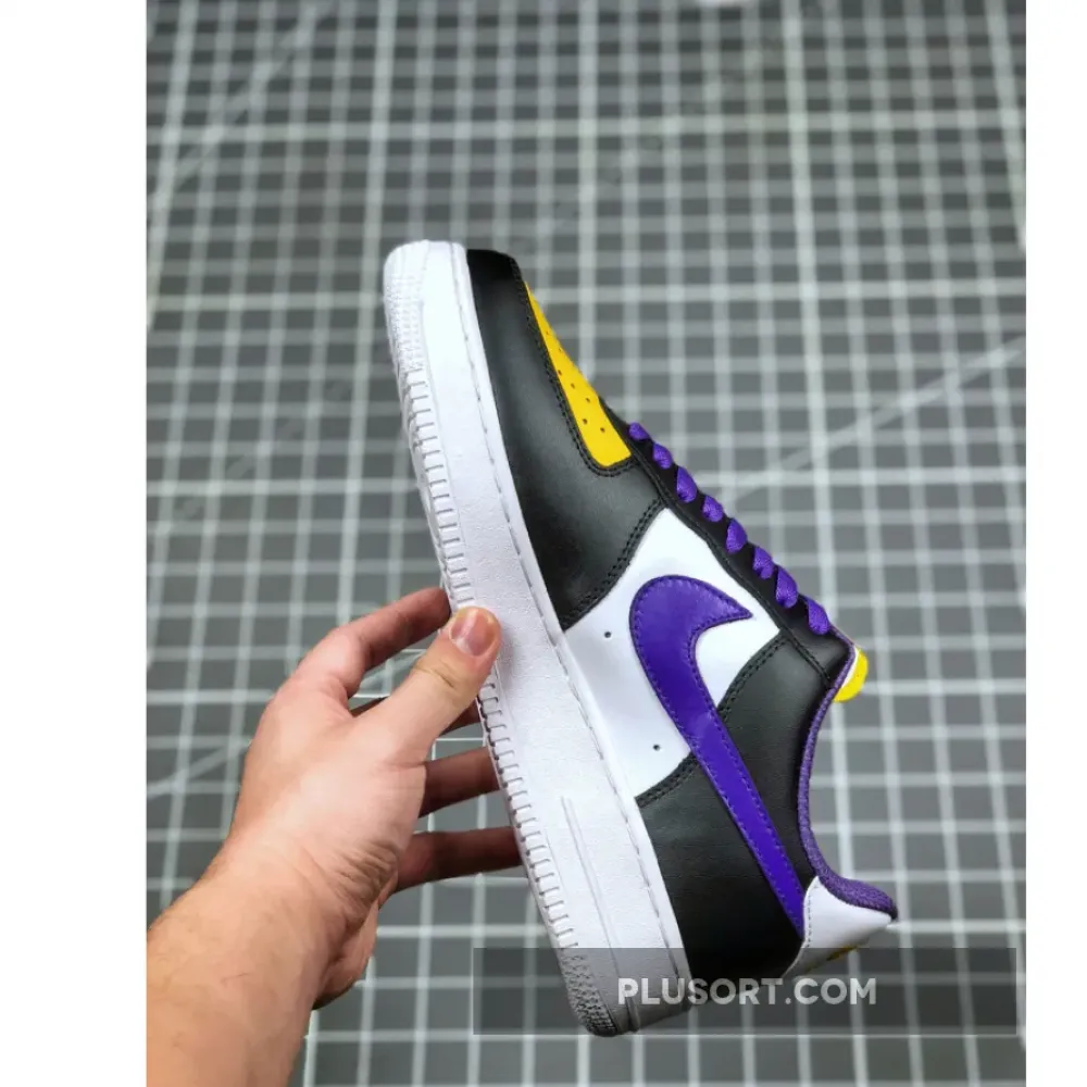 Kobe x Nike Air Force 1 Low Black/Yellow-Purple-White