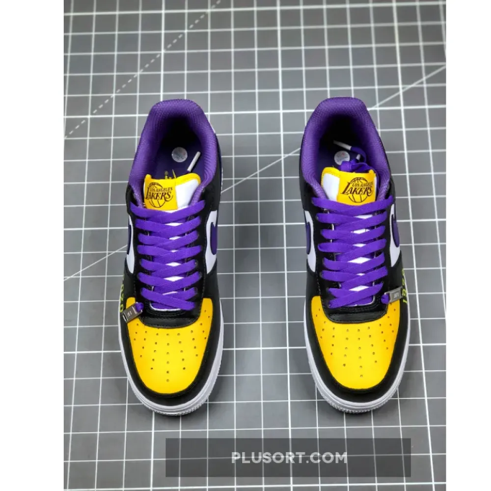 Kobe x Nike Air Force 1 Low Black/Yellow-Purple-White