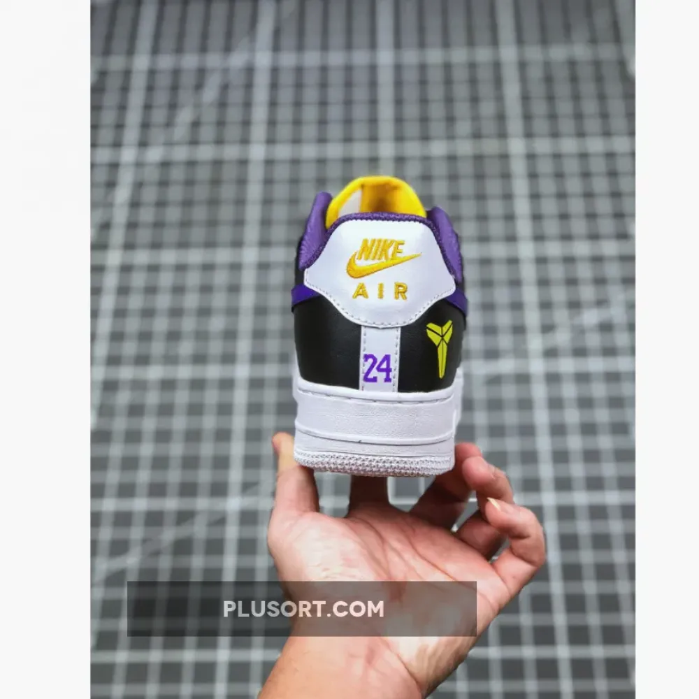 Kobe x Nike Air Force 1 Low Black/Yellow-Purple-White