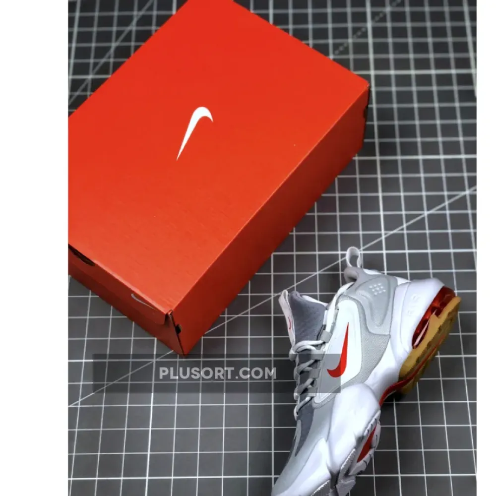 Nike Air Max Alpha Savage White/Wolf Grey-Red AT3378-030