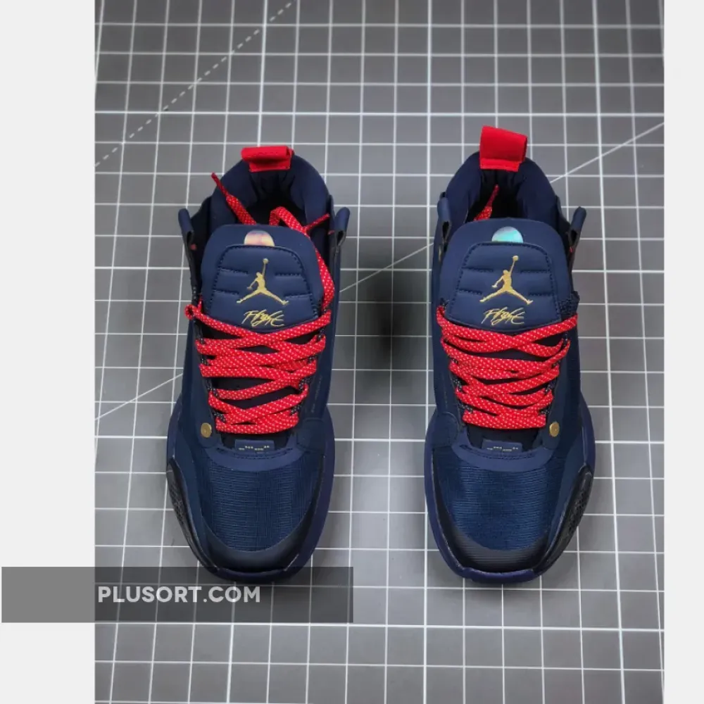 Air Jordan 34 Navy Blue/Gold