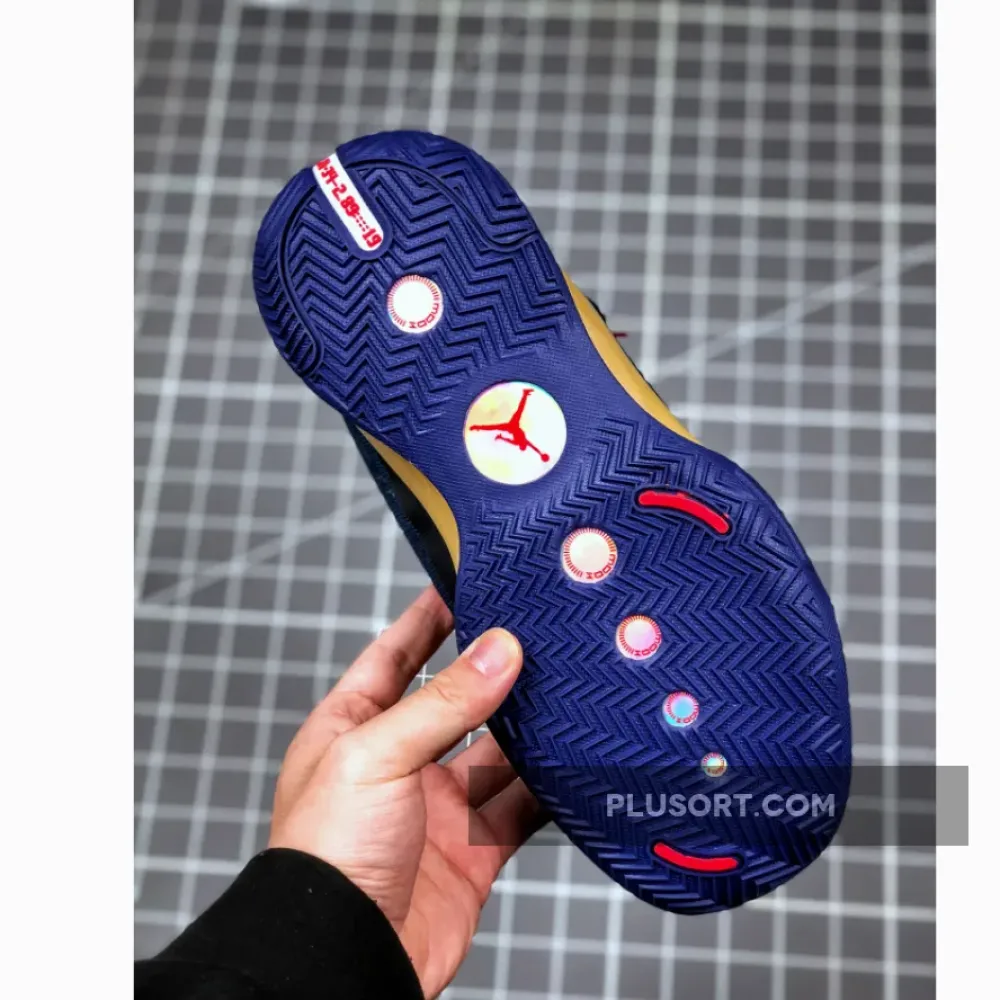 Air Jordan 34 Navy Blue/Gold