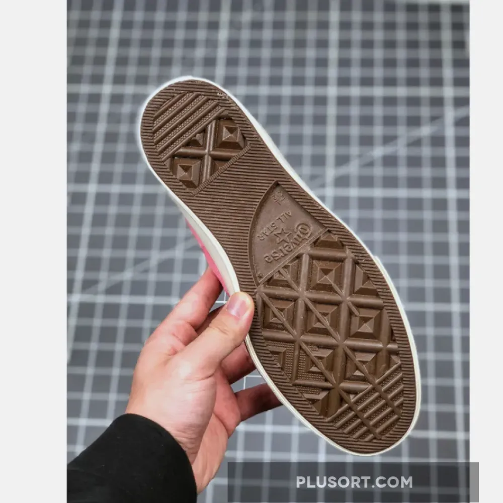 Converse x PLAY CDG Chuck 70 High Top Strawberry Pink/Egret/High Risk Red 168301C