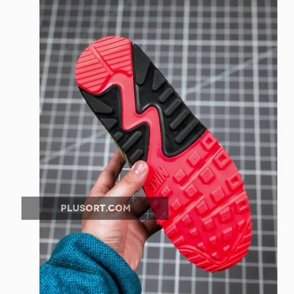 Nike Air Max 90 “Reverse Duck Camo” Infrared/Black  CW6024-600