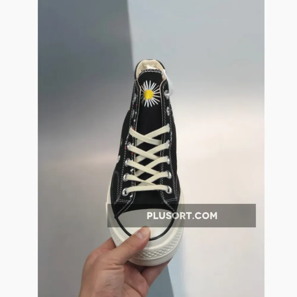 Converse Embroidered Floral Chuck Taylor All Star Black/Natural Ivory 567993C