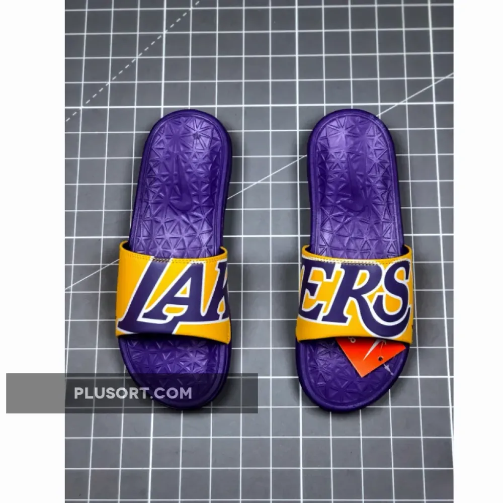 LA Lakers Benassi Solarsoft Slide 2 1666265320