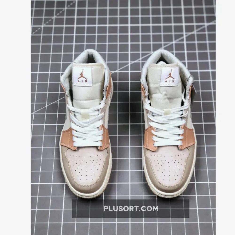 Air Jordan 1 Mid “Milan” Sail/Light Bone-String-Shimmer CV3044-100