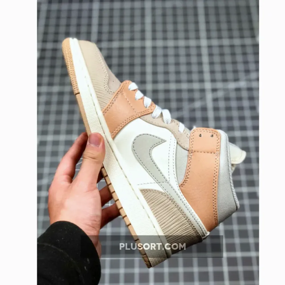 Air Jordan 1 Mid “Milan” Sail/Light Bone-String-Shimmer CV3044-100