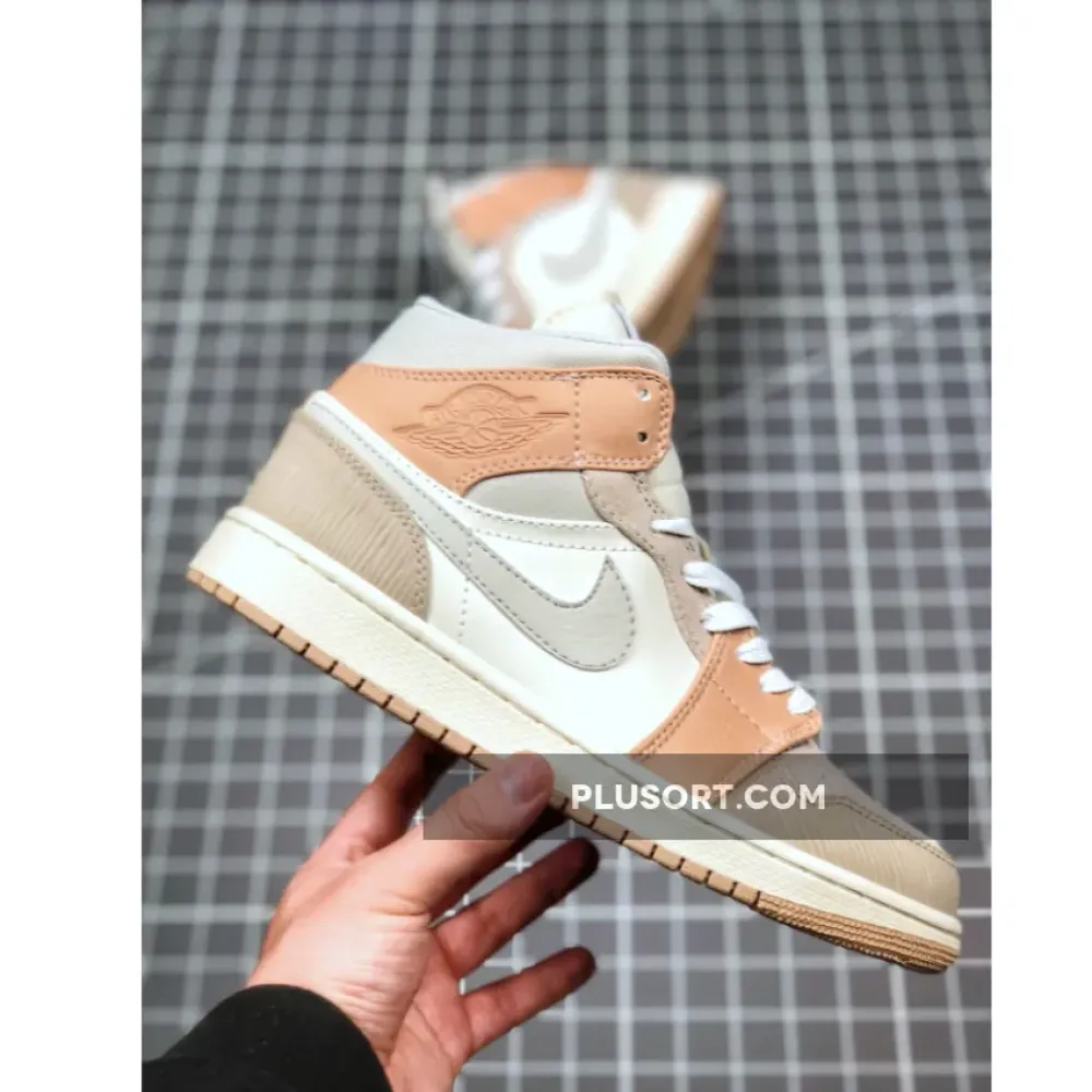 Air Jordan 1 Mid “Milan” Sail/Light Bone-String-Shimmer CV3044-100