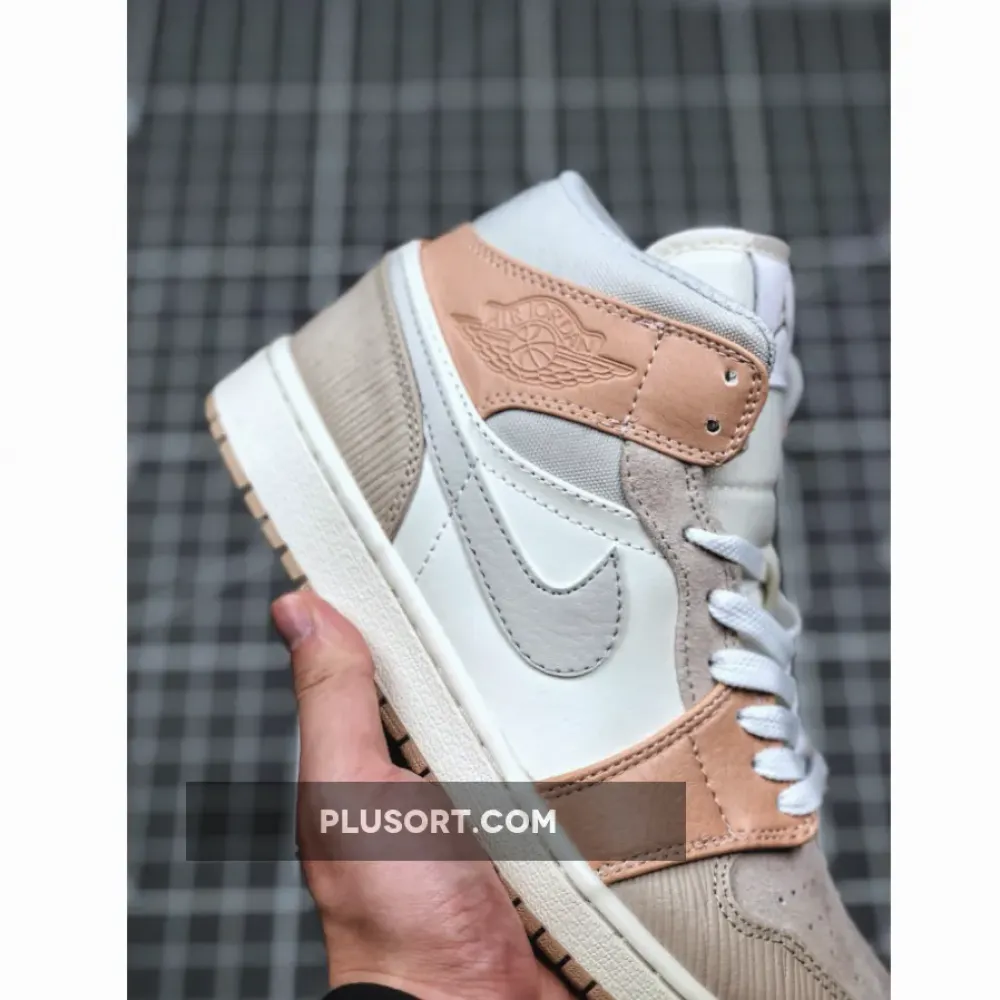 Air Jordan 1 Mid “Milan” Sail/Light Bone-String-Shimmer CV3044-100