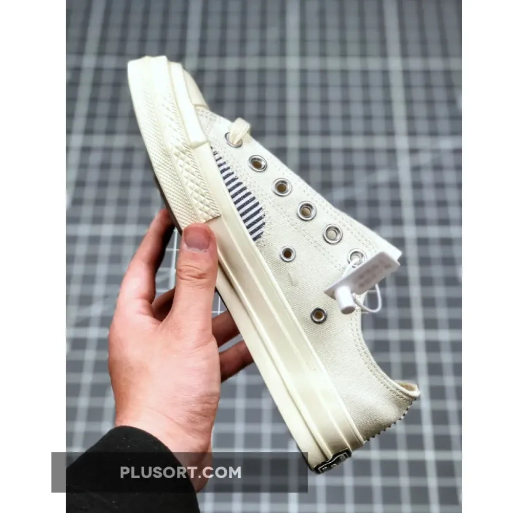 Converse Nautical Prep Chuck 70 Low Top Egret/Obsidian 166861C