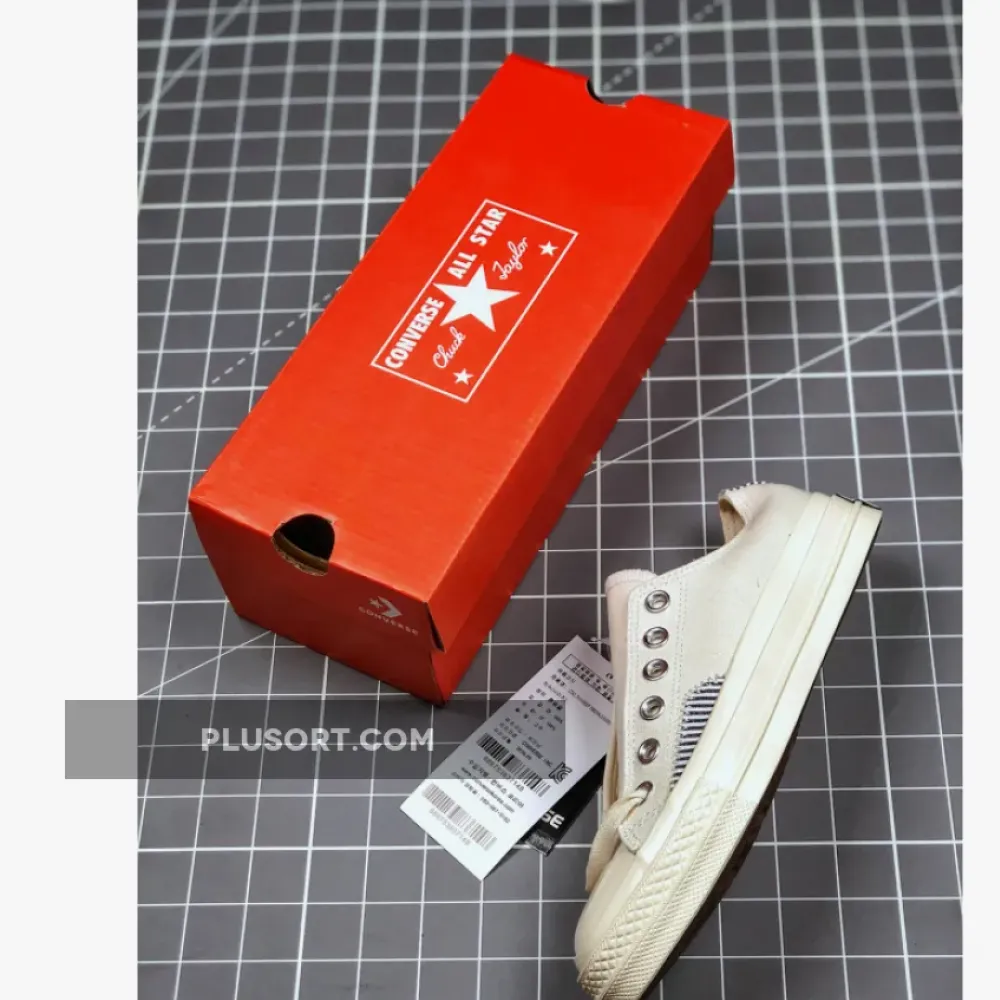 Converse Nautical Prep Chuck 70 Low Top Egret/Obsidian 166861C