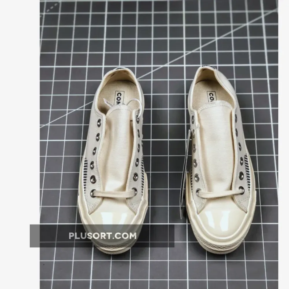 Converse Nautical Prep Chuck 70 Low Top Egret/Obsidian 166861C