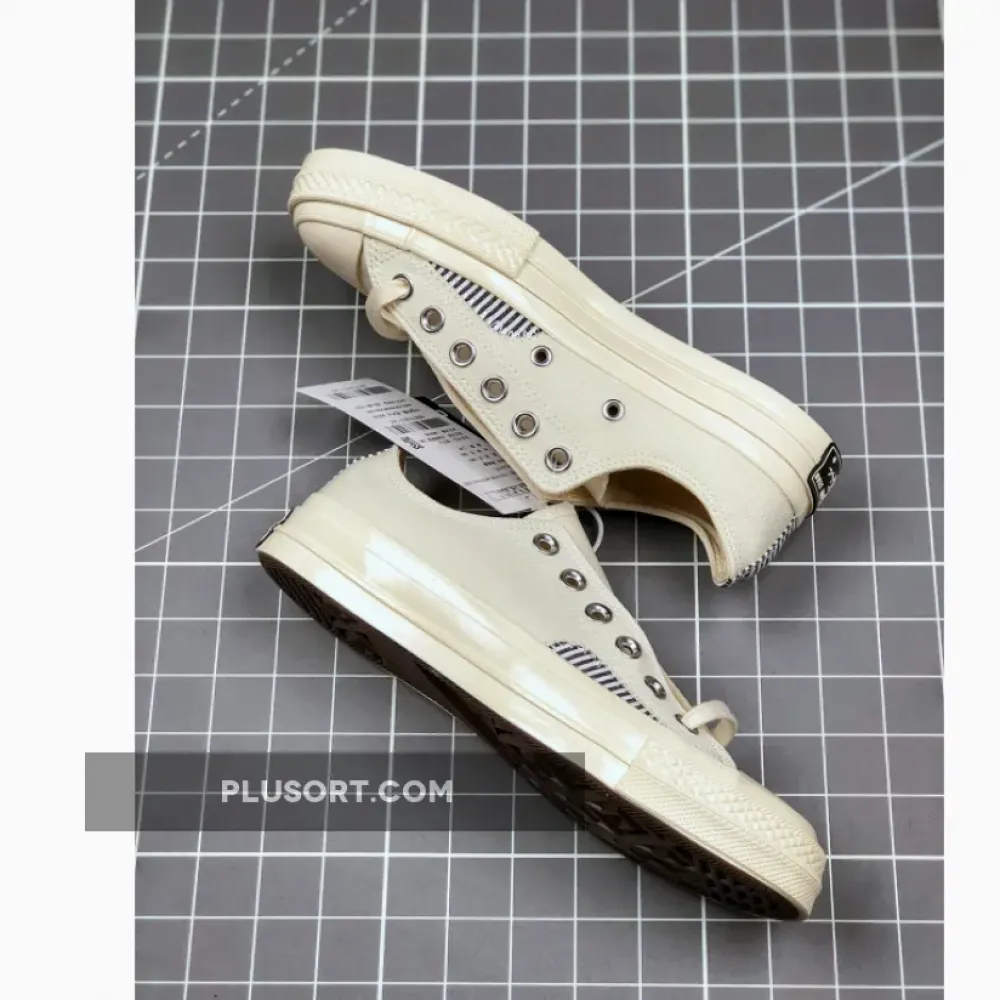 Converse Nautical Prep Chuck 70 Low Top Egret/Obsidian 166861C